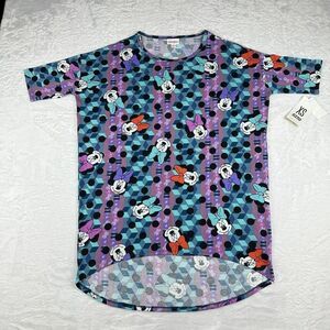 NEW‎ LuLaRoe Disney Irma Tunic Minnie Mouse Extra Small XS Multicolor